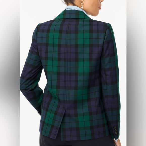 J. Crew Black Watch plaid one-button blazer - 6 - Picture 3 of 7